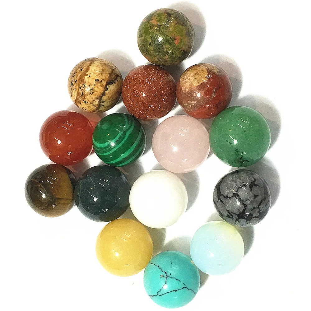 

2018 New!Fashion Natural Stone & Synthetic Stone Round Ball Beads 10~11mm No Hole Bead For Jewelry Making 100pcs Free Shipping