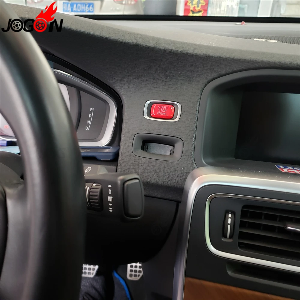 Крышка кнопки включения и остановки двигателя для Volvo V40 V60 S60 XC60 S80 S80L V70 XC70 красное