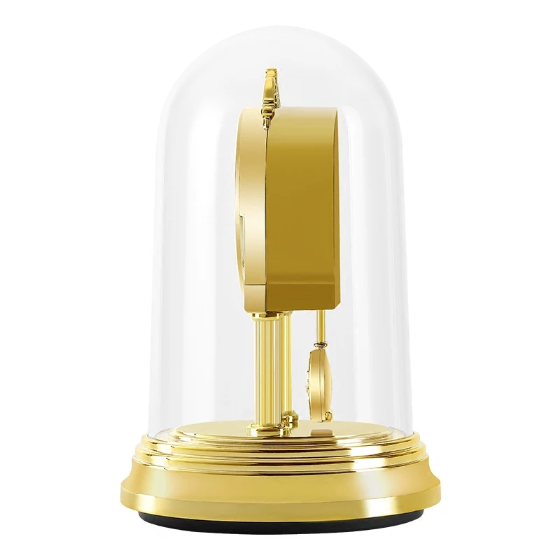 Настольные часы 8 дюймов бесшумные кварцевые с вращающимся на качающийся маятник