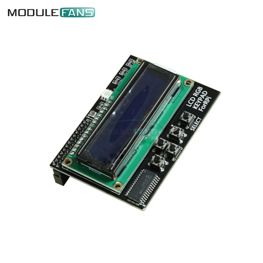 Плата расширения IIC I2C для Raspberry Pi B + плата ЖК дисплея с синей RGB подсветкой 1602