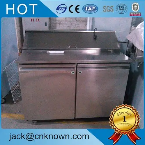 

cake,salad,pizza,Sandwich meat refrigerator showcase freezer sandwich cooler with 1/3,1/6 plate