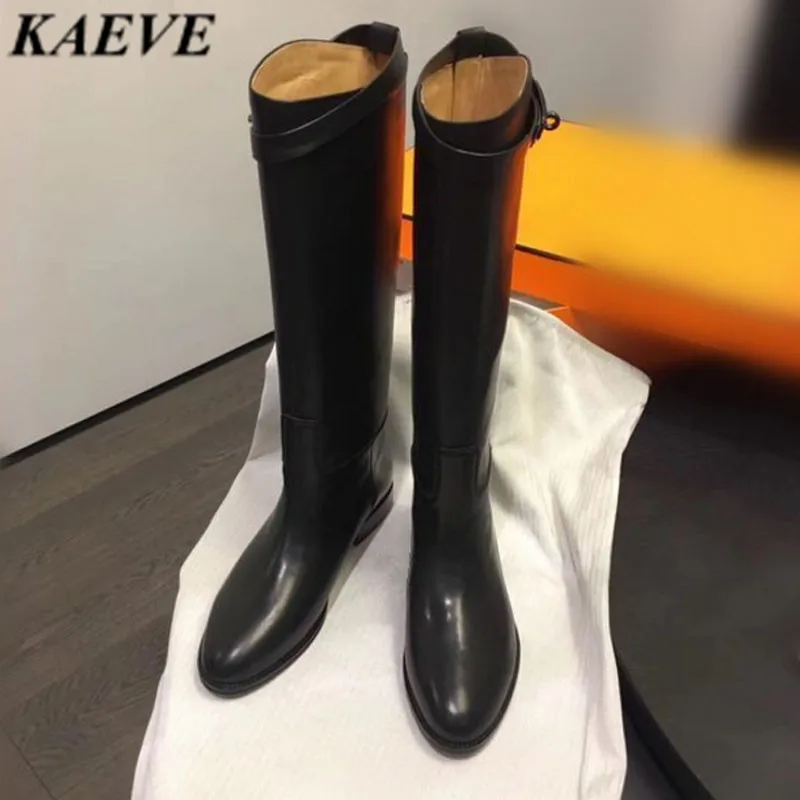 Botines Mujer 2018 Сезон весна лето Ботинки с высоким голенищем коричневого и серого