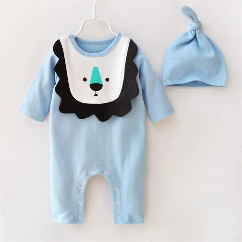 Детский хлопковый комбинезон для новорожденных с плюшевой подкладкой|born baby