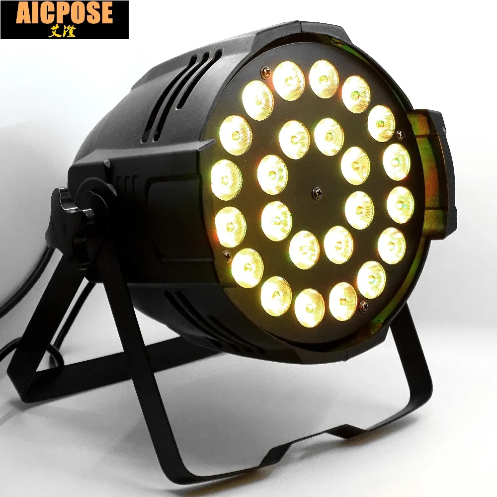 2 шт./лот 24x12 Вт алюминиевый LED Par RGBW 4in1 Can 64 Светодиодный прожектор dj проектор для