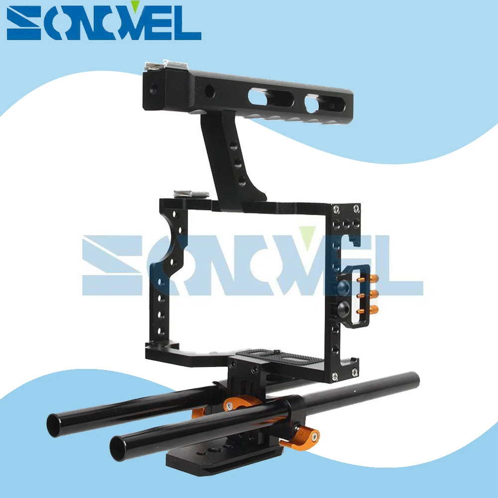 Штатив для видеокамеры Sony A7 II A7R A7S A9 A6100 A6300 A6500 Panasonic GH4 GH3|grip grip|grip handlestabilizer kits |