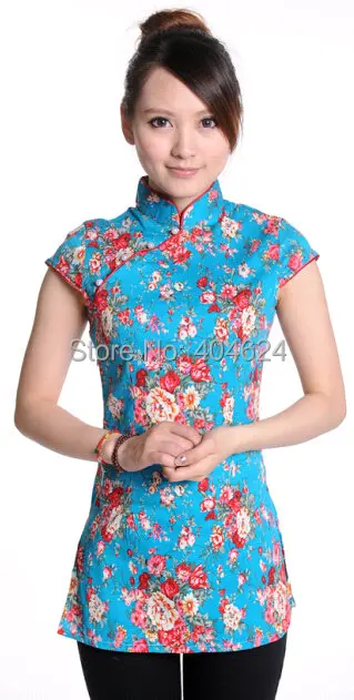 Прямая поставка! Новый стиль великолепный Традиционный китайский Cheongsam Qipao топ с
