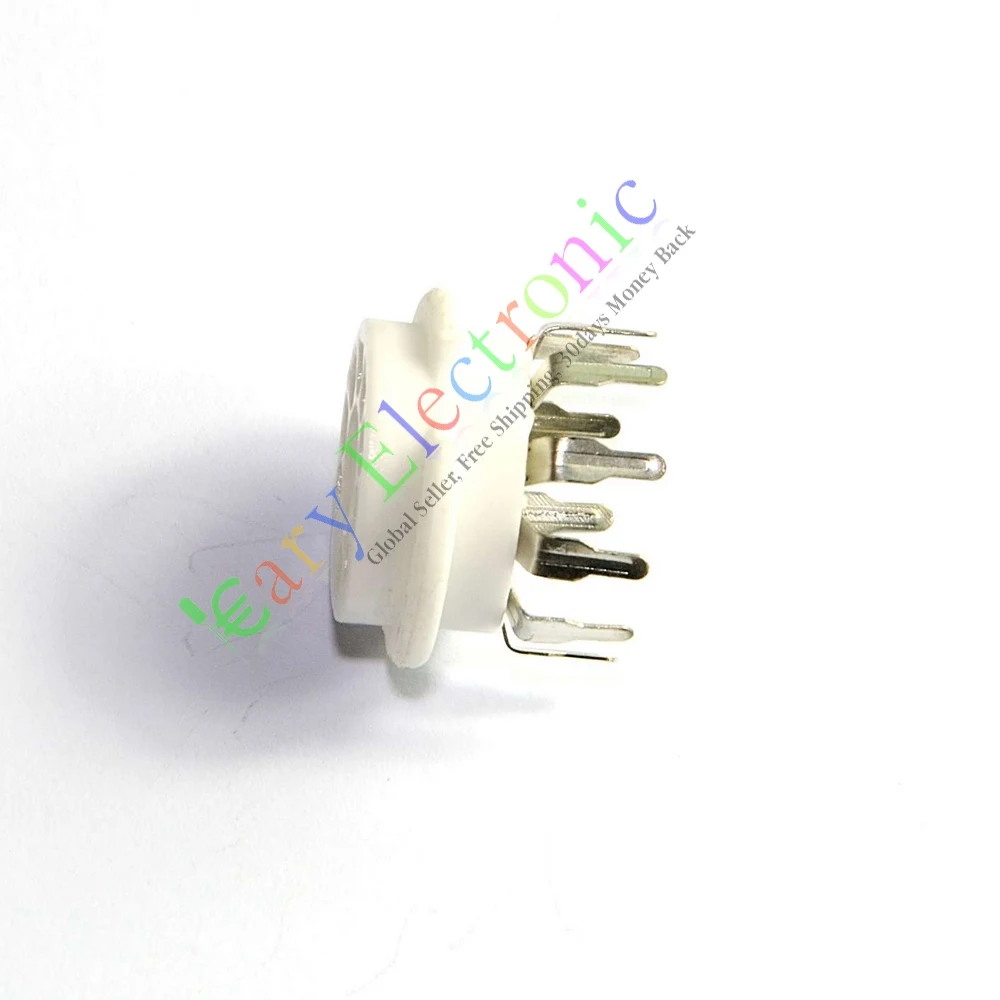 Оптовая и розничная продажа 20 шт. 9 Pin PCB Керамическая вакуумная трубка розетка