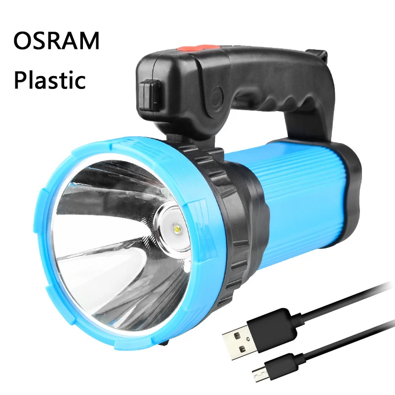 Blue OSRAM Litwod Z20186 портативный фонарь светодиодный фонарь XM-L T6 алюминиевый фонарь перезаряжаемый встроенный аккумулятор - Мощность в ваттах: Blue OSRAM