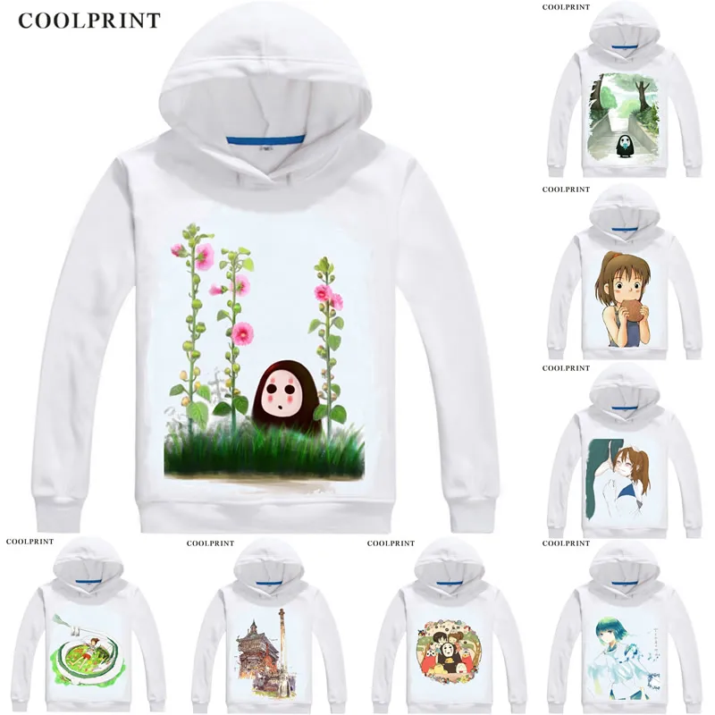 

Spirited Away Hoodies Multi-style Hooded Hoodie Miyazaki A Voyage of Chihiro Sen to Chihiro no kamikakushi Cosplay Sweatshirts