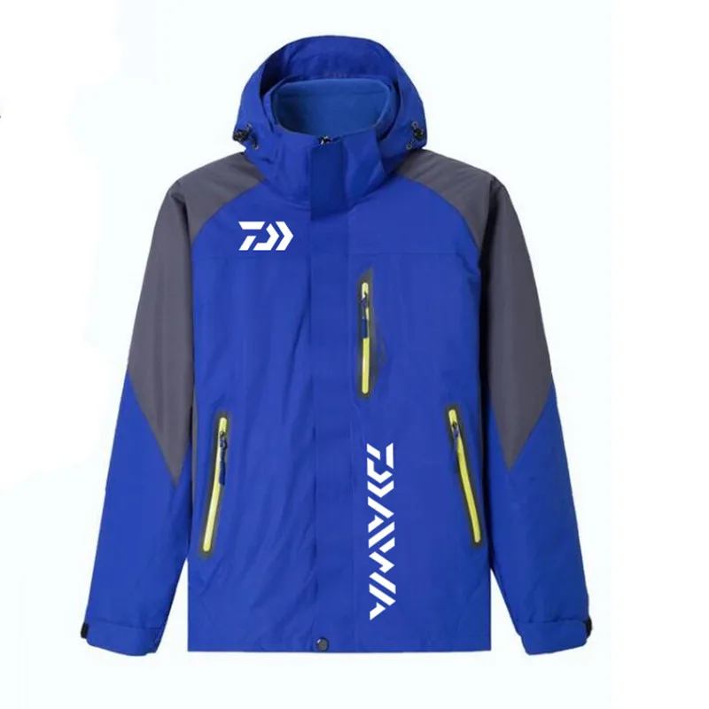 

2020 New Outdoor DAIWA Men Women Fishing Clothing Jacket Couple Windbreaker Reflective Fishing Clothes Hiking Camping Clothes