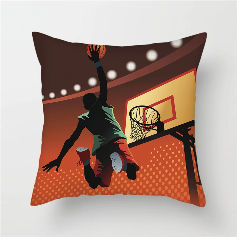 Fuwatacchi домашний декор NBA Match Чехлы для подушек знаменитые плееры пледы наволочки