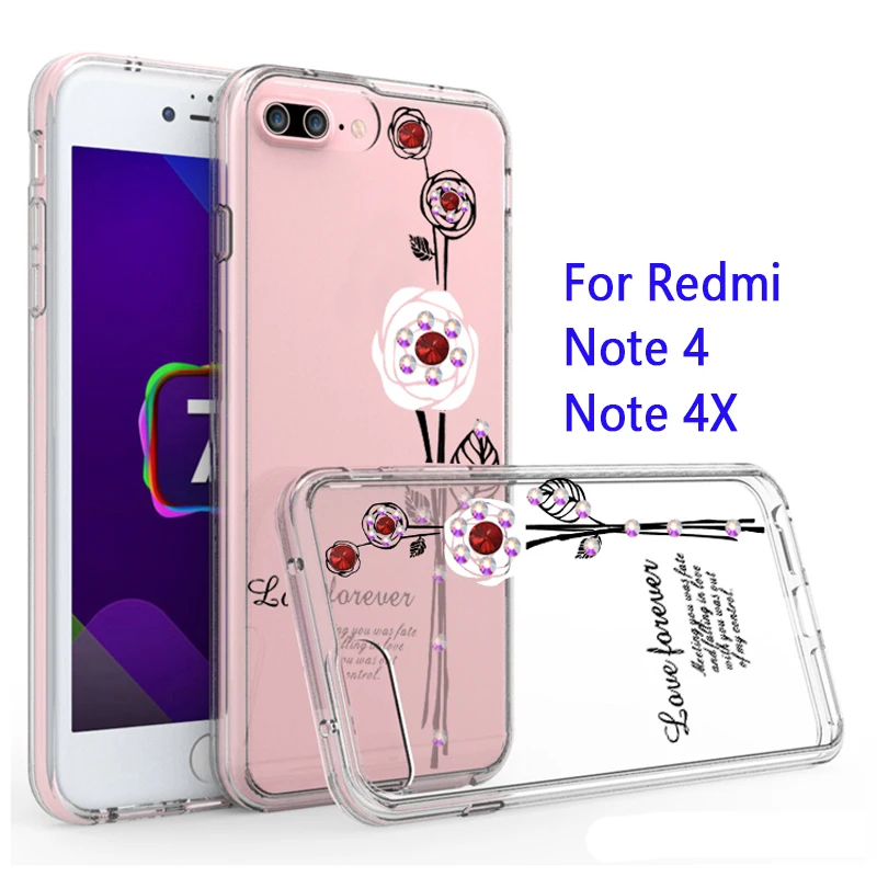 Yonlintan 2 в 1 силиконовая силиконовый Твердый PC Coque крышка чехол для Xiomi Xiaomi Redmi Note 4 4x