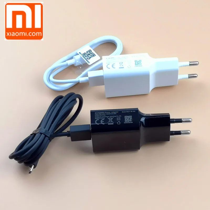 Оригинальное зарядное устройство Xiaomi 5 В/2 а с европейской вилкой адаптивный USB 10