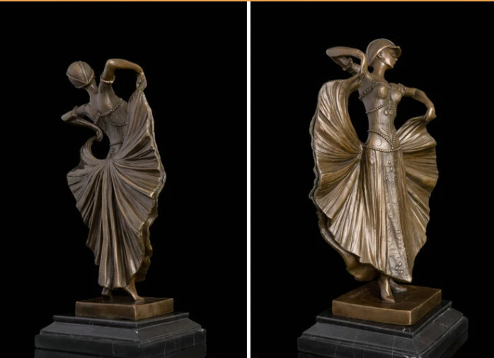 Ар деко скульптура шапка танцор бронзовая статуя|statue manufacturers|cap monsterstatue free |