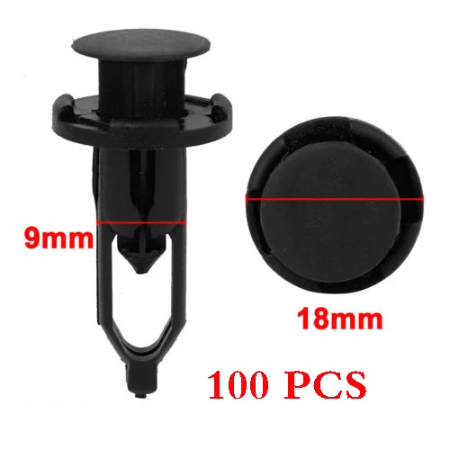 

100Pcs Car Styling Plastic Fender Bumper Clips Expanding Screw Rivets For Dodge Avenger Caliber Challenger Charger Dart Durango