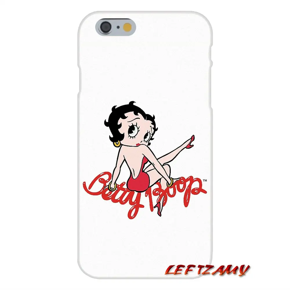 Симпатичный мультфильм Betty Boop аксессуары телефон оболочки чехлы для huawei P8 P9 P10 Lite