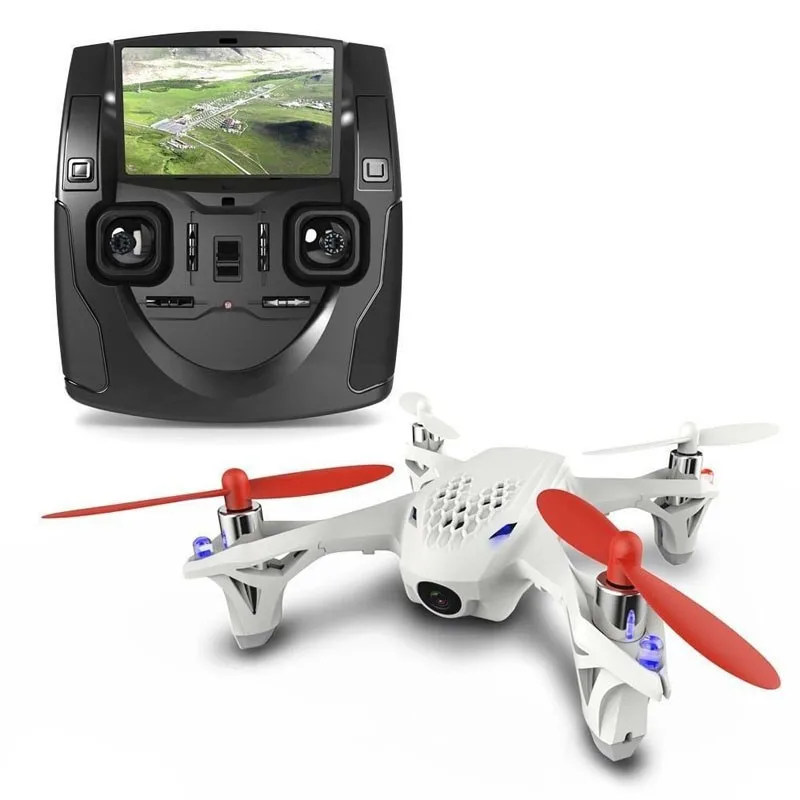 С двумя батареями) Hubsan X4 H107D квадролет с дистанционным управлением с видом от первого лица 4CH 6 оси Камера Квадрокоптер с дистанционным управлением с ЖК-дисплей передатчик
