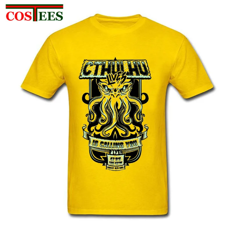Забавные футболки Cthulhu camiseta для мужчин это вызов вам футболка хлопковая летняя