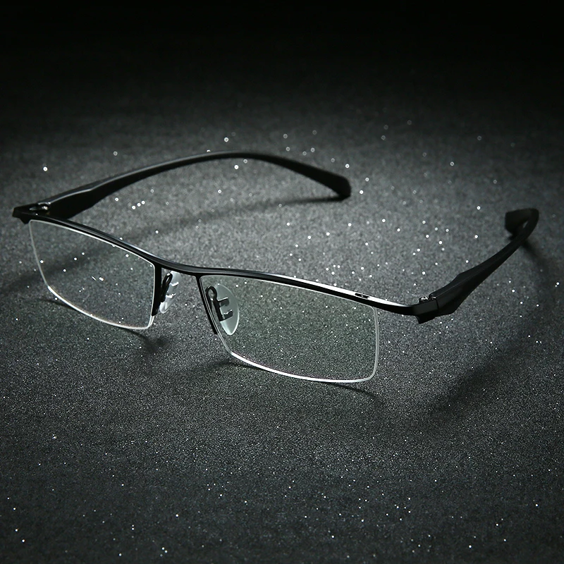 Очки с полуободковой оправой из чистого титана 100% очки титановой оптической gafas