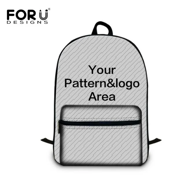 FORUDESIGNS/танцевальный балетный рюкзак с рисунком для девочек; Модный школьный рюкзак для девочек-подростков; Брезентовая сумка для книг; повседневный рюкзак; Bolsa - Цвет: Custom J