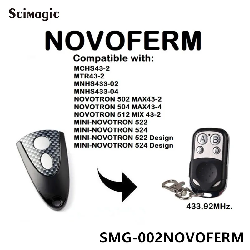 Novoferm Micro Novotron 512 Design garage remote 433.92MHz rolling code door command handheld transmitter | Безопасность и защита