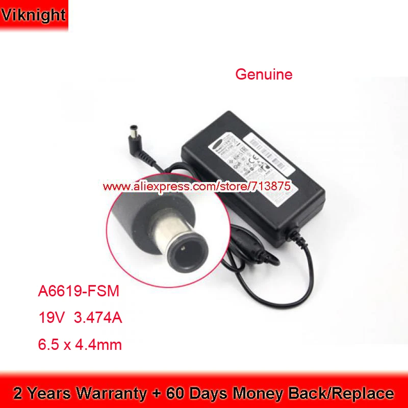 Натуральная A6619_FSM 19V 3.474A Мощность адаптер для samsung UN32M5300AF UN32M530DAFXZA UN32J525DA светодиодный ТВ 5205 UE32J4570 UN32J4570