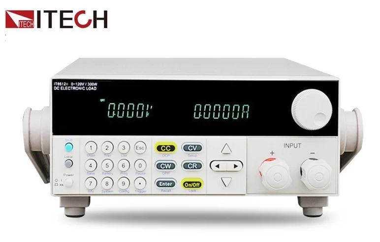 Программируемая электронная нагрузка ITECH IT8512 + DC 120 В 30 А 300 Вт 1 мВ мА|electronic load|load