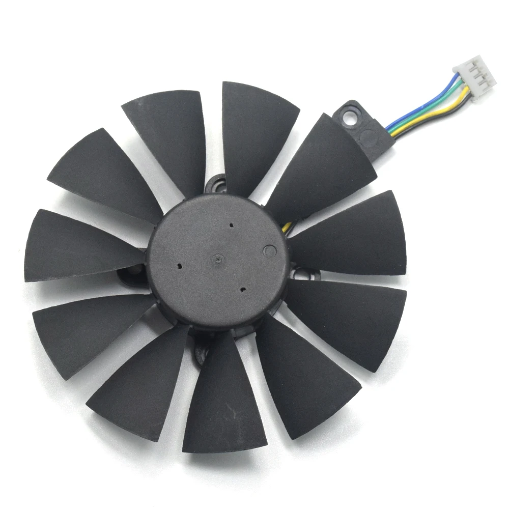 87 мм T129215SU 4Pin 0.50A охлаждающий вентилятор для ASUS Strix GTX 980 Ti GTX 1050 1060 1080 1070 RX 480 470 Графика кулер карты вентиляторы