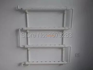 Настенный 4 основные трубки с 36 чашками система гидропоники NFT питательной