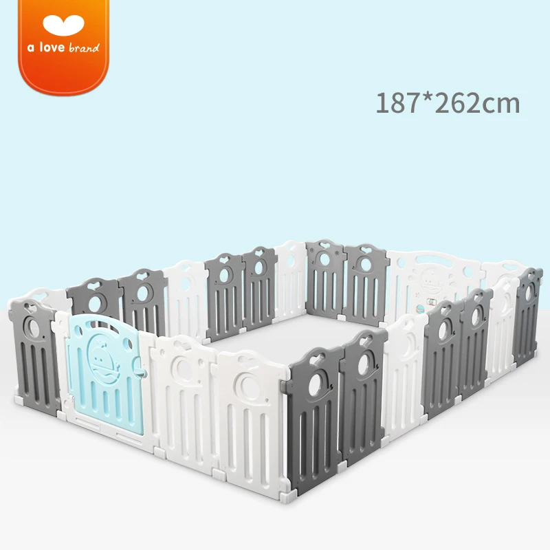 HDPE забор для детских игр, 22 штуки, большой забор для игр, Детская безопасность, для дома, для семьи, для малышей, для игры в бар, защитное ограждение, игрушка - Цвет: 20 plus 2 fish