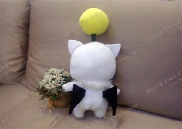 Final Fantasy 14 13 плюшевая игрушка Moogle фигурка талисмана MOGLI Косплей-Одежда плюшевая кукла 2 Подушка с рисунком