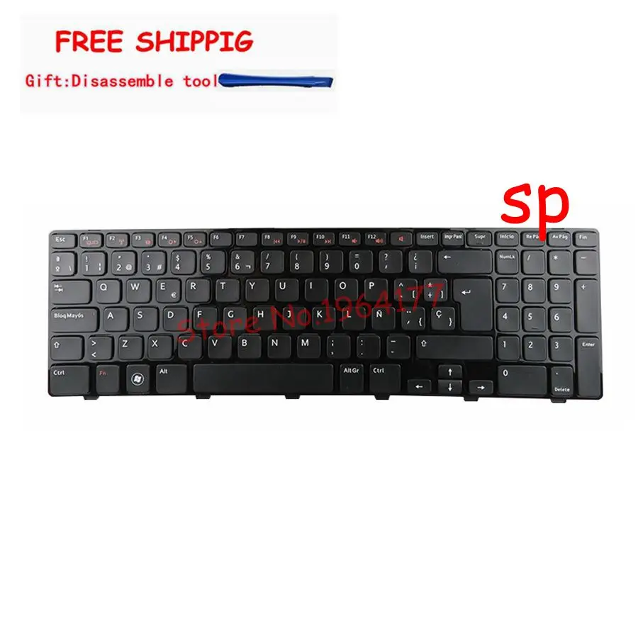 SP Teclado испанская клавиатура для Dell Inspiron 15R N5110 M5110 N 5110 Клавиатура ноутбука черная