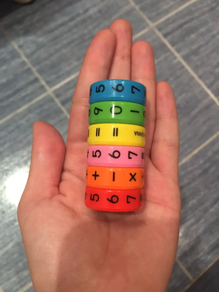 1 шт. магнитная обучающая игрушка с цифрами 6 кольца цвета|mathematical toys|toys learntoys toys |