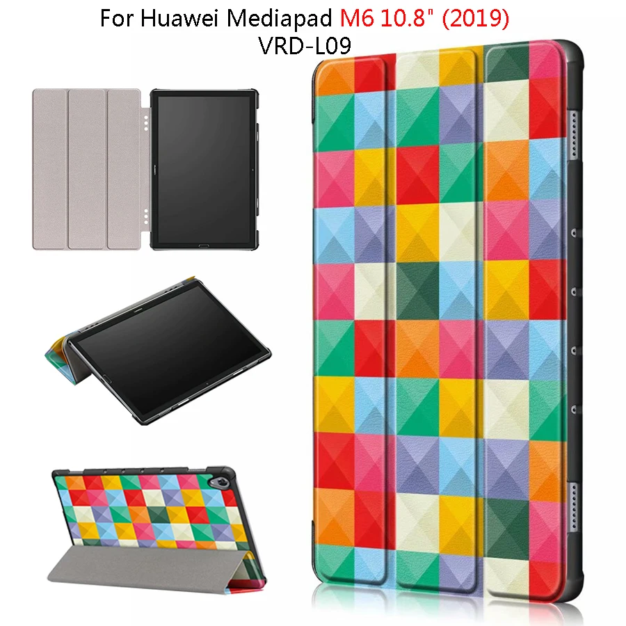 Чехол из искусственной кожи для Huawei Mediapad M6 10 8 дюйма умный чехол книжка с