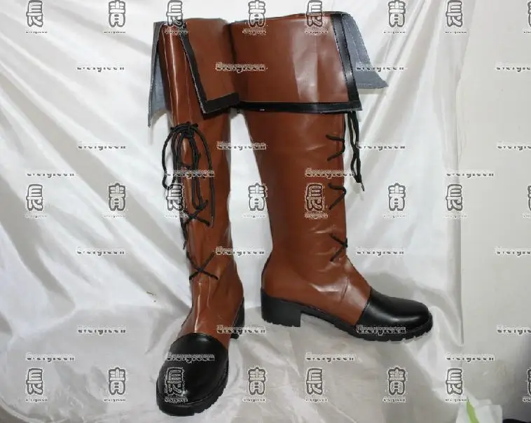 Ботинки для косплея с пиратами и надписью Axis Powers Hetalia (Великобритания)|pirate boots|boots