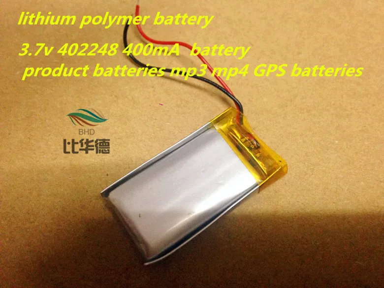 Аккумулятор для планшета 3 7 В 402248 400 мА батарейки mp3 mp4 батареи GPS|tablet battery 3.7v|tablet