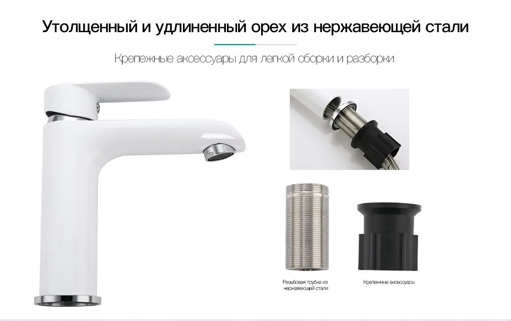 MICOE смеситель ванной кран бассейна смесителя латунный кран бассейна Раковина палуба Mountcold и горячей воды Нажмите
