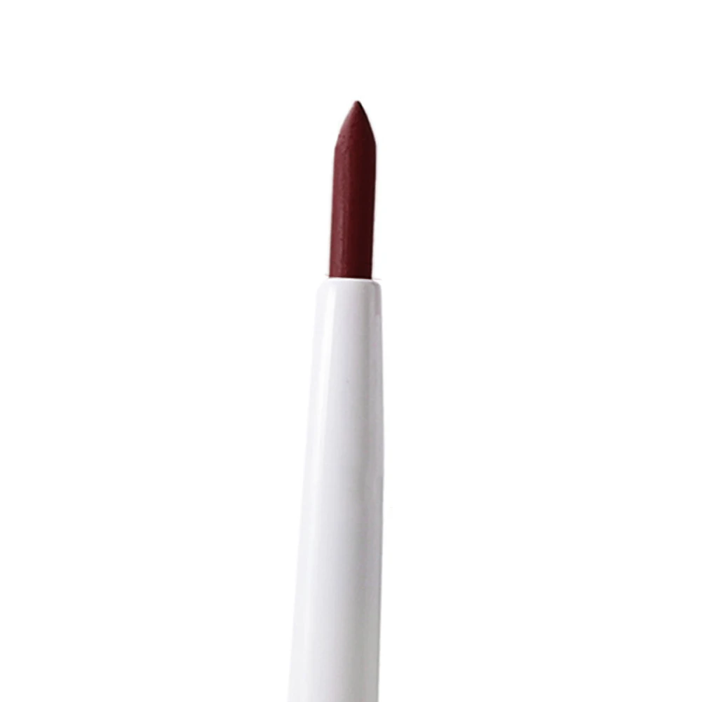 Dark red Роторный автомат для губ, подводка для губ, длительное Макияж для губ, Водонепроницаемый губы карандаш Красота Tool sswell - Цвет: Dark red