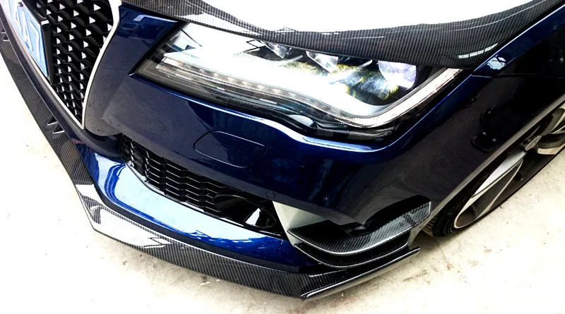 RS7 CANARDS WINGLETS--ABT STYLE из углеродного волокна [4 шт./компл.] для AUDI NICE FITMENT &amp FITMENT! |
