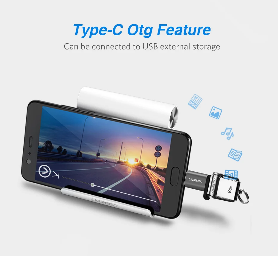 Ugreen micro usb к type c адаптер зарядный кабель конвертер для samsung s9 huawei xiaomi зарядное устройство usb c otg адаптер телефона Android