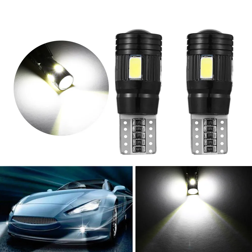 Новинка беласветодиодный Светодиодная лампа T10 6 SMD 5730 Canbus без ошибок