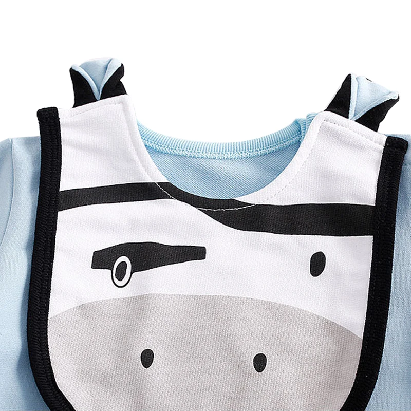 Детские Комбинезоны для малышек с длинным рукавом О образным вырезом