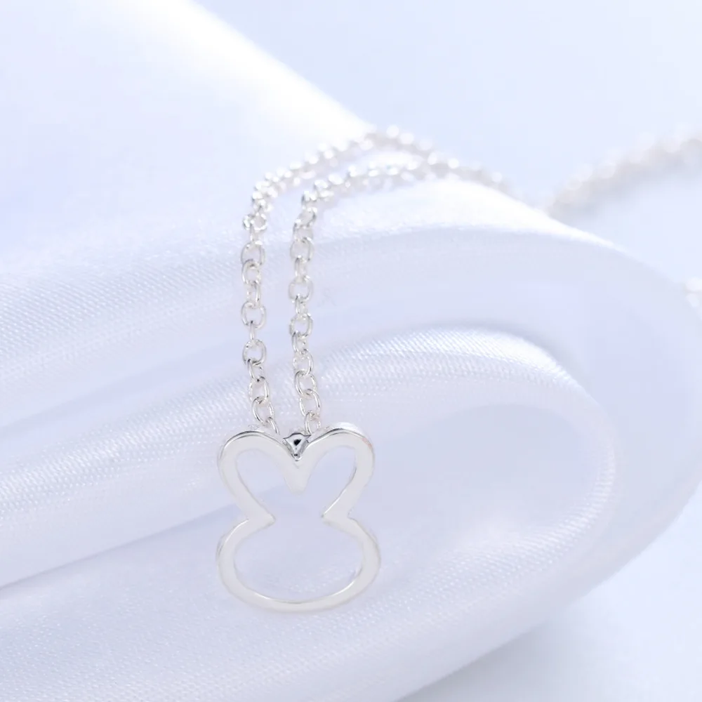 Kinitial 10 шт. милый кролик Ожерелья для мужчин Love BUNNY Подвеска Цепочки и ожерелья