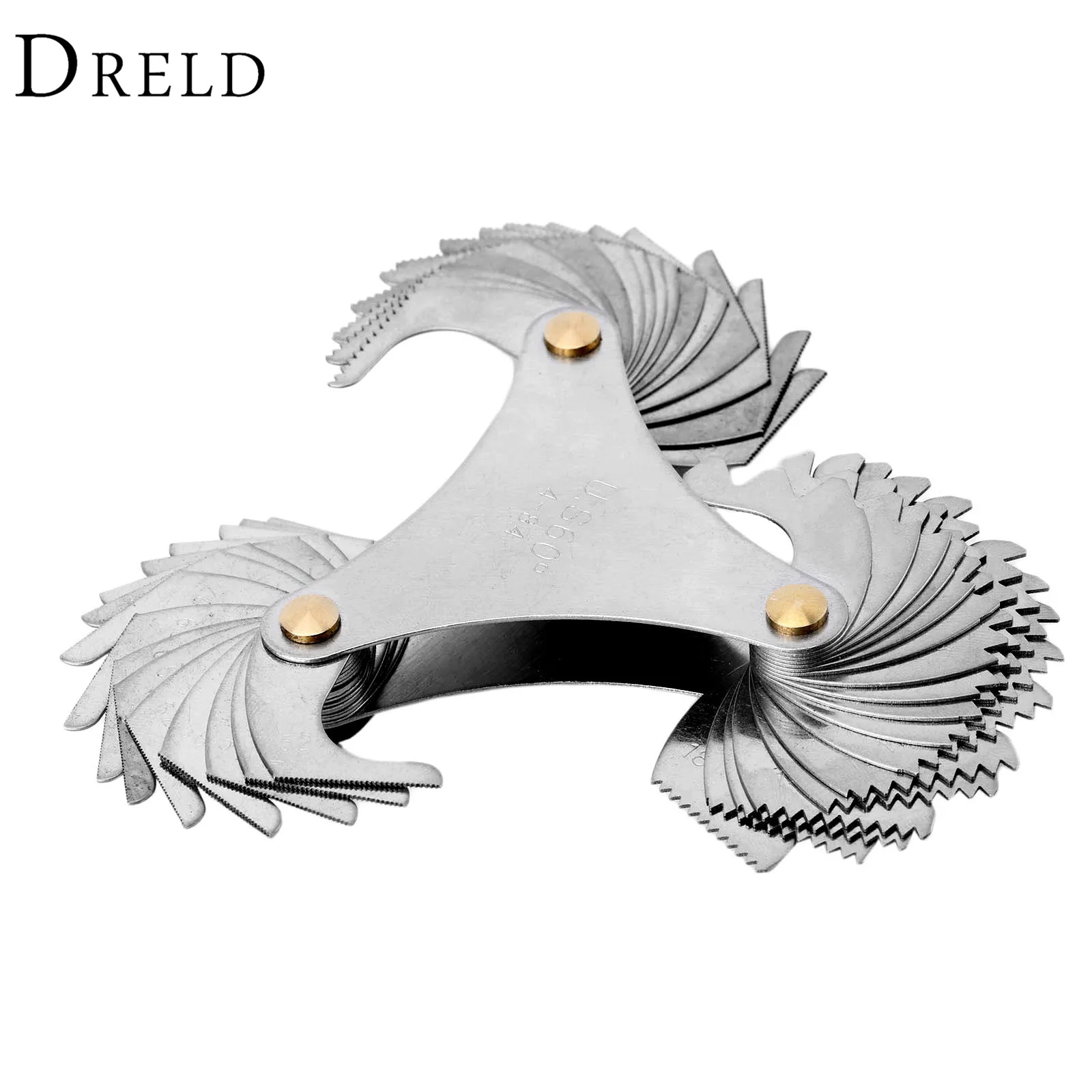 Резьбовой шаблон DRELD из нержавеющей стали американского стандарта 51 шт.