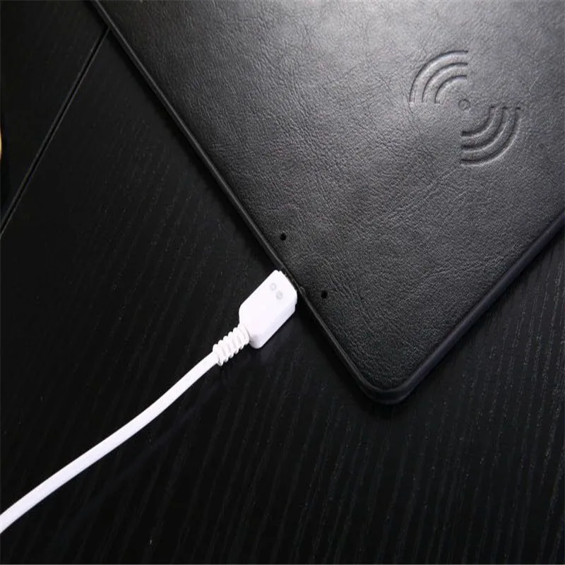 Беспроводное зарядное устройство Qi Quick Charge для iPhone 7 6 6S 5 5S SE с ковриком мыши