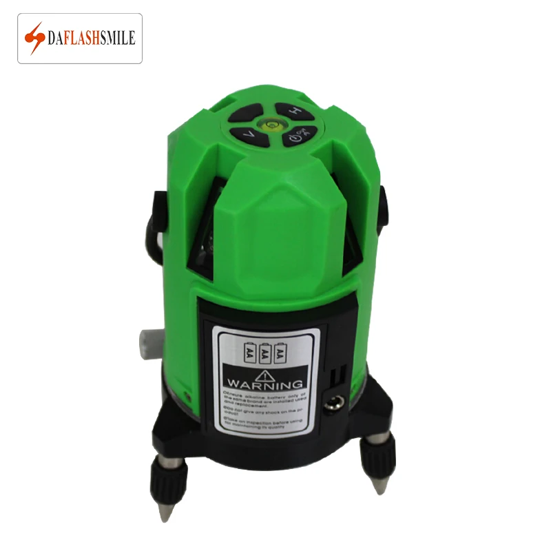 Лазерный уровень с зеленой линией 5 линий 6 точек наклонный модуль функция