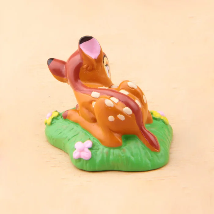 Мини 2 шт. олень фигурки мультфильм рисунок куклы и игрушки смолы ремесла модель