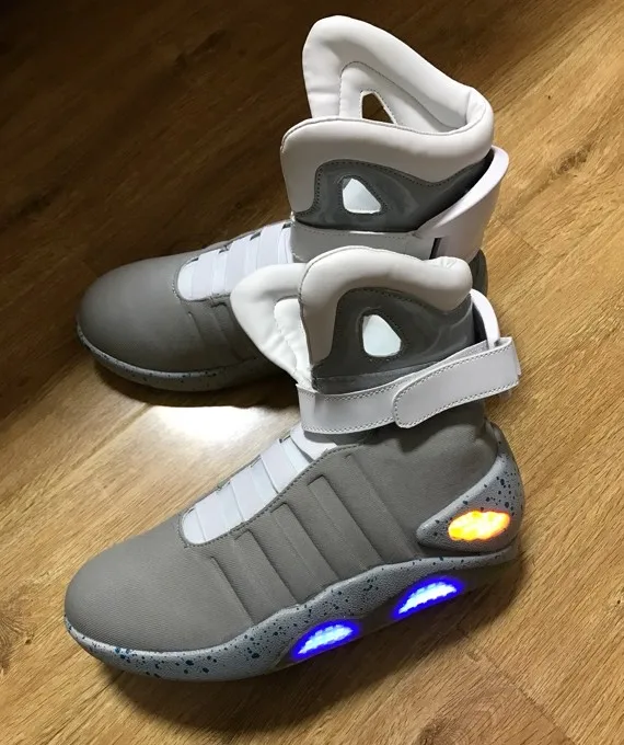 Ботинки для косплея героя аниме back to the future светодиодный светильник обувь из