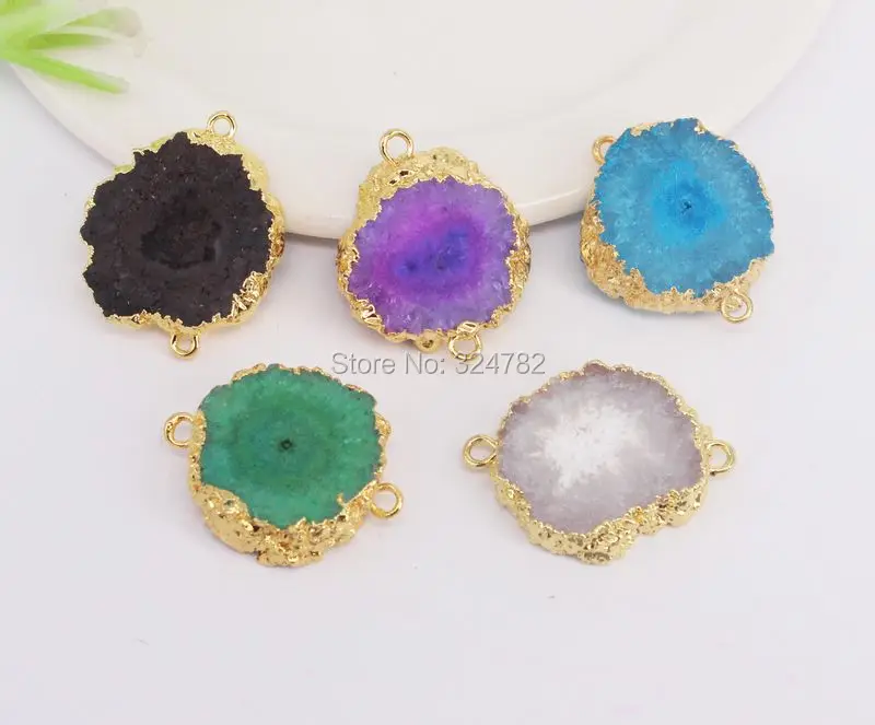 10 шт. бусины из натурального камня|beads for making jewelry|beads jewelry makingstone connector |