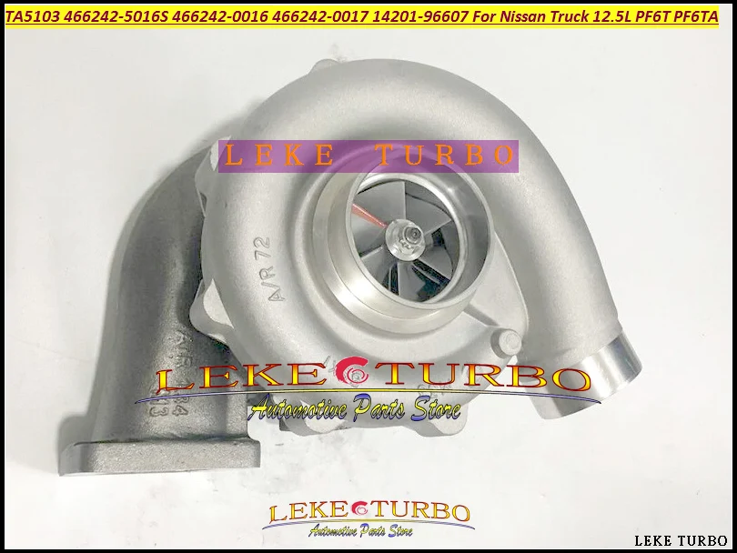 Турбокомпрессор Turbo TA5103 466242 466242-5016S 466242-0016 466242-0017 14201-96607 для Nissan Truck 1420196607 л PF6T PF6TA |